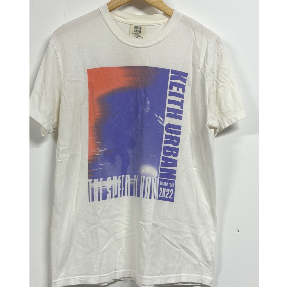 Keith Urban The Speed of Now World Tour 2022 Comfort Colors Graphic Shirt White